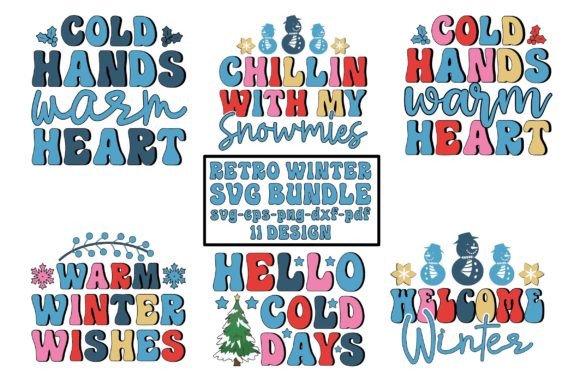 Download Retro Winter Svg Bundle, Winter Svg - Premium Resources
